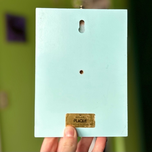 VTG Cottagecore Friends & Lily's of The Valley Butterfly Plaque Wall Decor Art - Picture 3 of 6